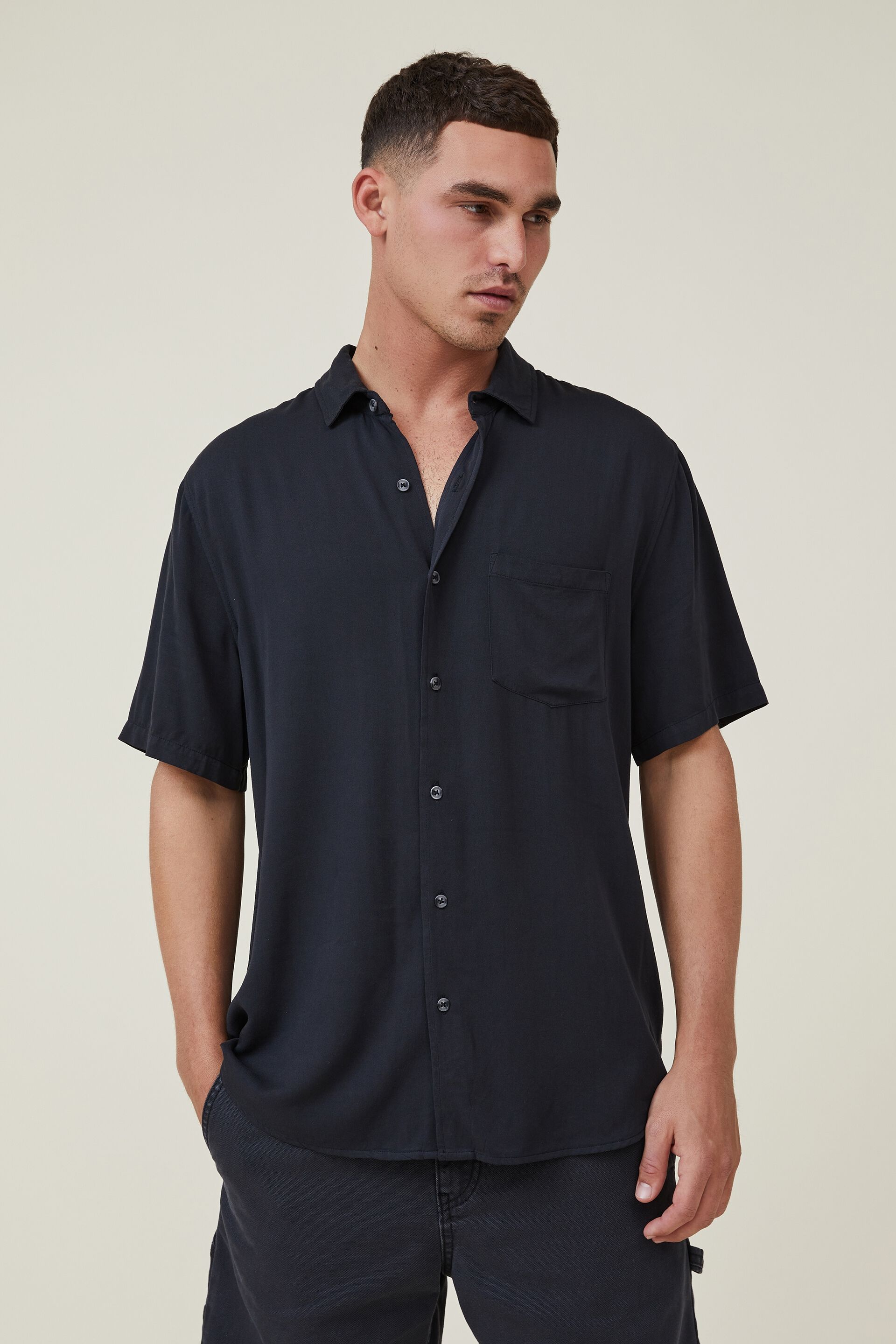 Men's Short Sleeve Shirts - Button Up ...